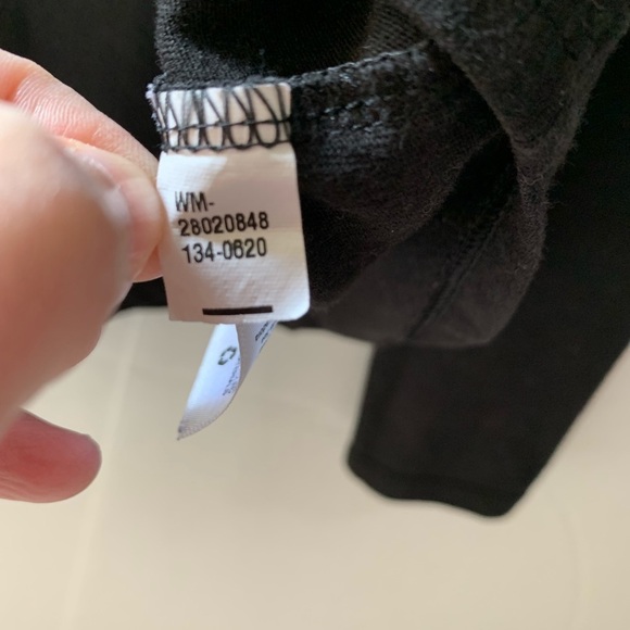 Wonder Nation Black Long Sleeve Crew Neck T Shirt Top Girls 6-6X. - Picture 4 of 6